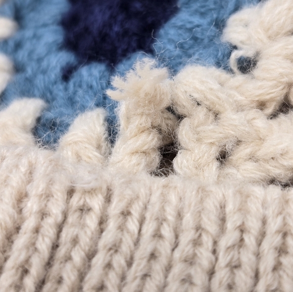 SAN DIEGO HAT CO MAYBELLE GRANNY SQUARE CROCHET BEANIE HAT CAP WOMEN OS PASTEL - Picture 7 of 15